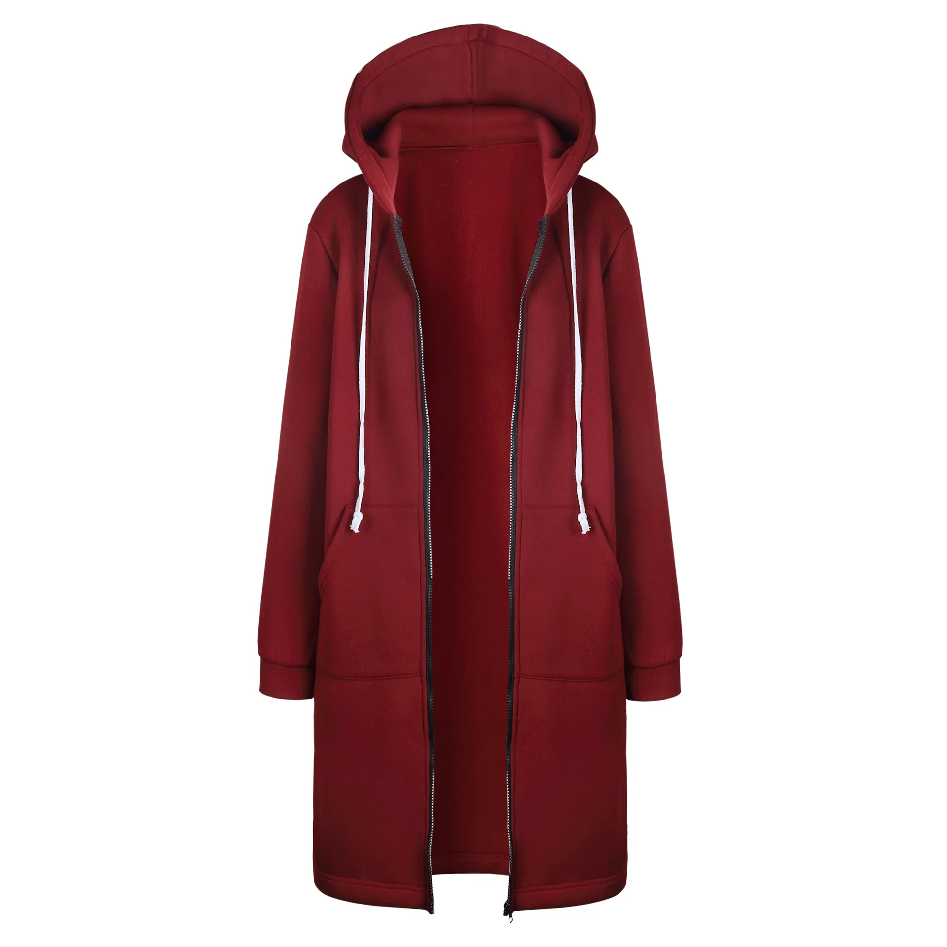 Spring Bts Women Hoodie Zipper Long Coat Ladies Sweatshirt Plus Size 5XL Casual Loose Oversized Jacket 1 Coat Women Hoodies