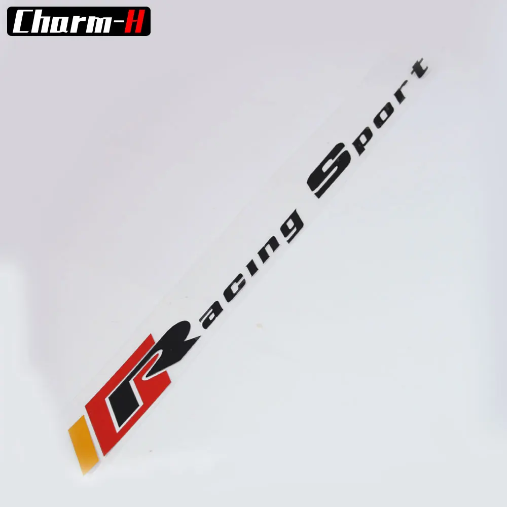 1piece Rear Bumper Trunk Guard Racing Sport Sticker For Volkswagen Golf 5 6 7 Polo B5 B6 B7 Tiguan Scirocco CC Bora MK4 MK5