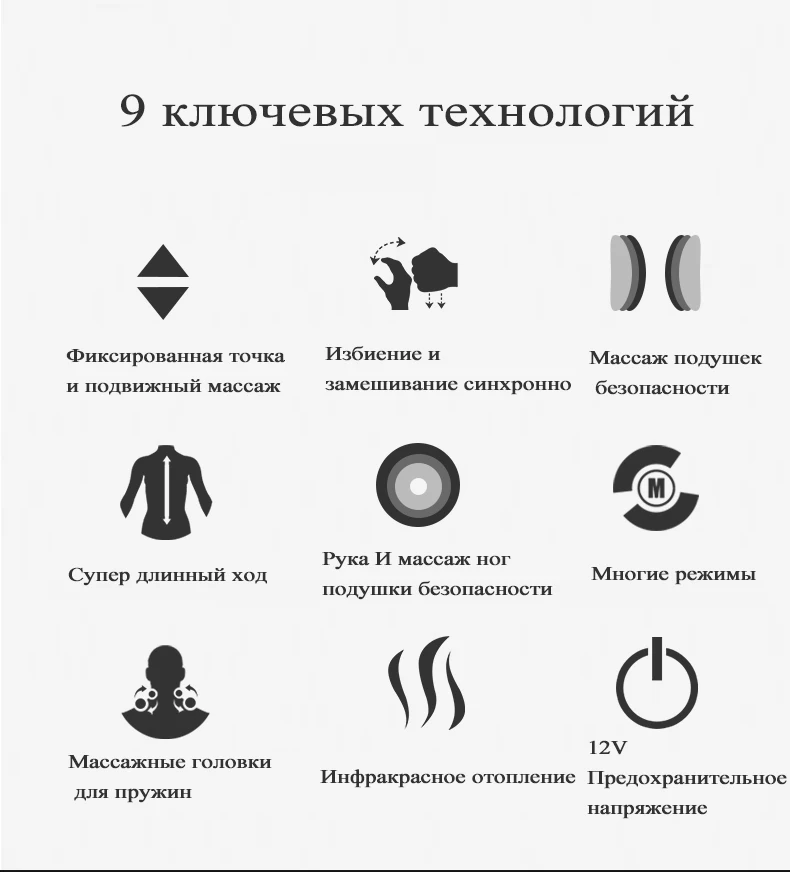 LEK 909A Электрический массажер для тела, вибрация шиацу, Массажная подушка для шеи и спины, кресло с подогревом, облегчение боли в спине, горячий продукт