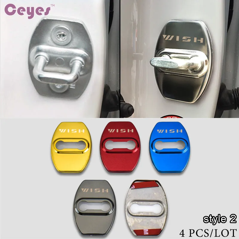 Ceyes автомобильный Стайлинг эмблемы JDM чехол для Toyota Wish Corolla Rav4 авто защита дверной