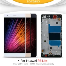For Huawei P8 Lite LCD Display Touch Screen Digitizer Assembly With Frame Replacement ALE-L21 For Huawei Ascend P8 Lite LCD For Huawei P8 Lite LCD Display Touch Screen Digitizer Assembly With Frame Replacement ALE-L21 For Huawei Ascend P8 Lite LCD