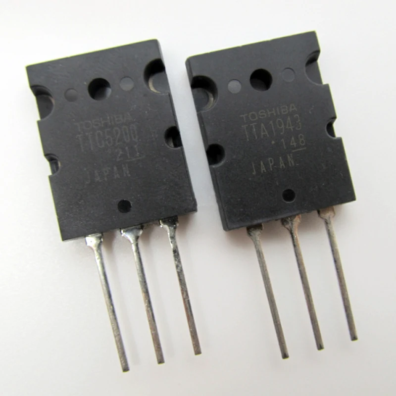 

Free Shipping 10Pairs TTA1943 + TTC5200 TO-3PL NPN+PNP Power Amplifier Transistor