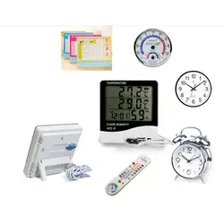 SaiDeng цифровой термометр с ЖК-дисплеем и гигрометром декоративные часы электронные Температура Влагомер тестер-25