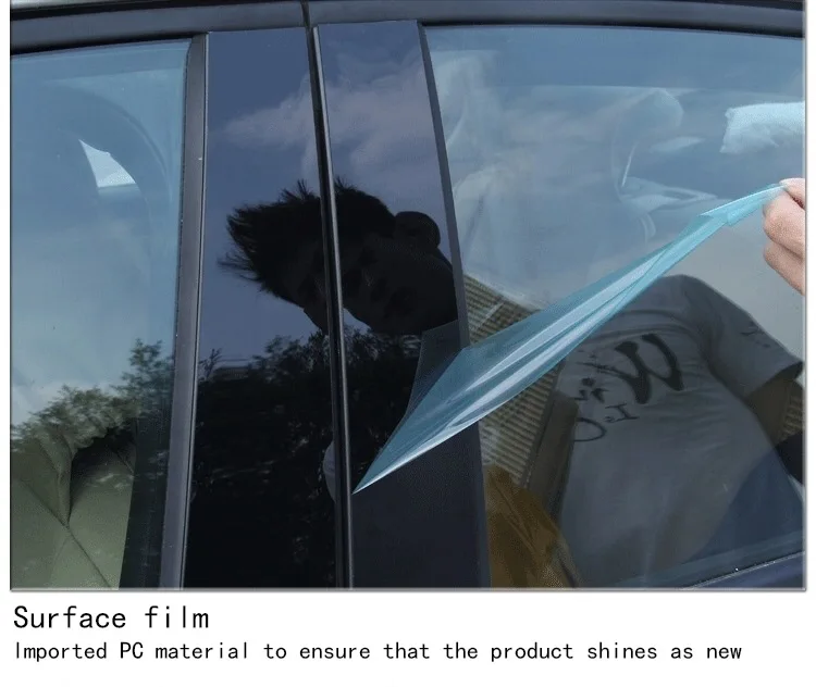 Отделка окна автомобиля PC зеркало подходит для современных IX35 Yuena led Рена изменение столбец пост украшения тела полосы