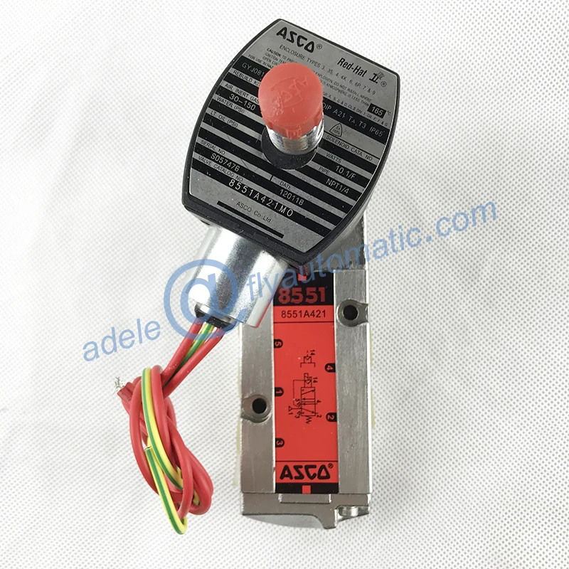 EF8551A421MO взрывозащищенный-NEMA 7 9-оцинкованный стальной трубопровод ASCO 1/4