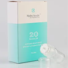 Micro Needles Roller Aqua Micro Channel Mesotherapy Gold Needle 20 Needles Disposable Beauty Device Efficient and Portable