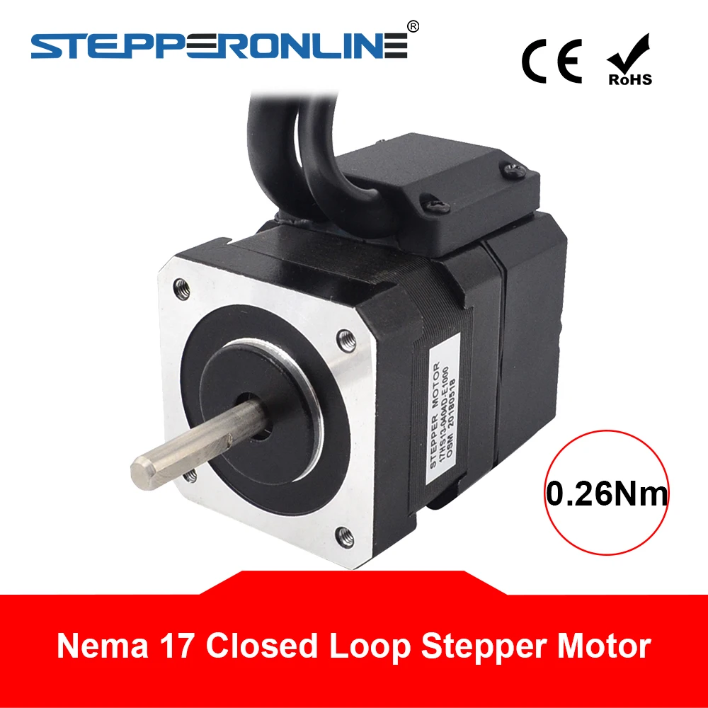 Stepping Motor Stepper Motor Nema 17 Closed Loop Stepper Motor 26ncm 0.4a 2phase Aliexpress