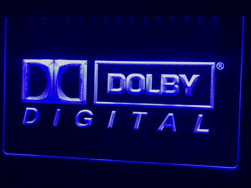 Цифровой светодиодный неоновый знак C034 Dolby|Таблички и знаки| |