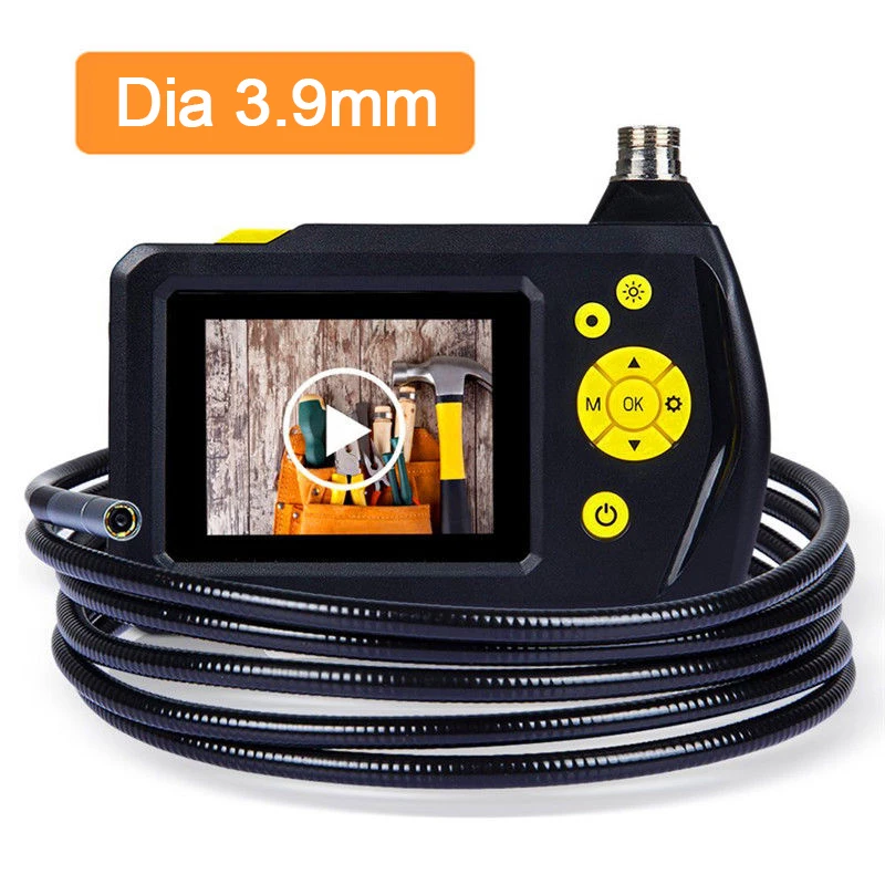 

Blueskysea Dia 3.9mm 2.7" Color LCD NTS100 Endoscope 0.1 Megapixel VGA Borescope Snake Inspection 1M 3M Tube Camera 2 LEDs