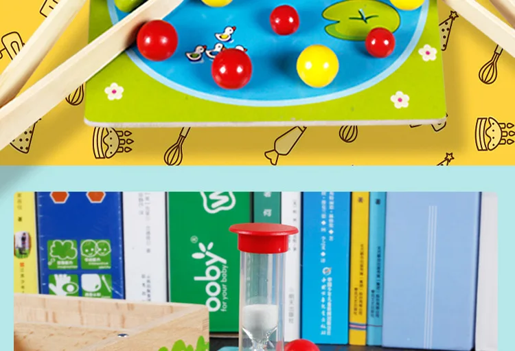 Pinças de Montessori de Ensino Leanring Brinquedos