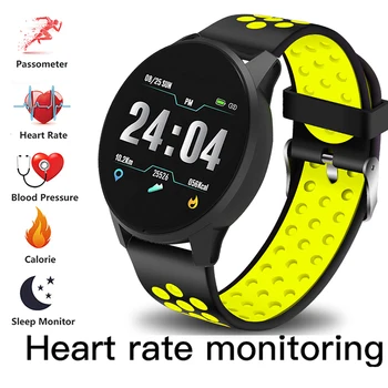 

LIGE 2019 New Sport Smart Bracelet Blood Pressure Waterproof Activity Fitness tracker Heart Rate Monitor Smart Watch wristband