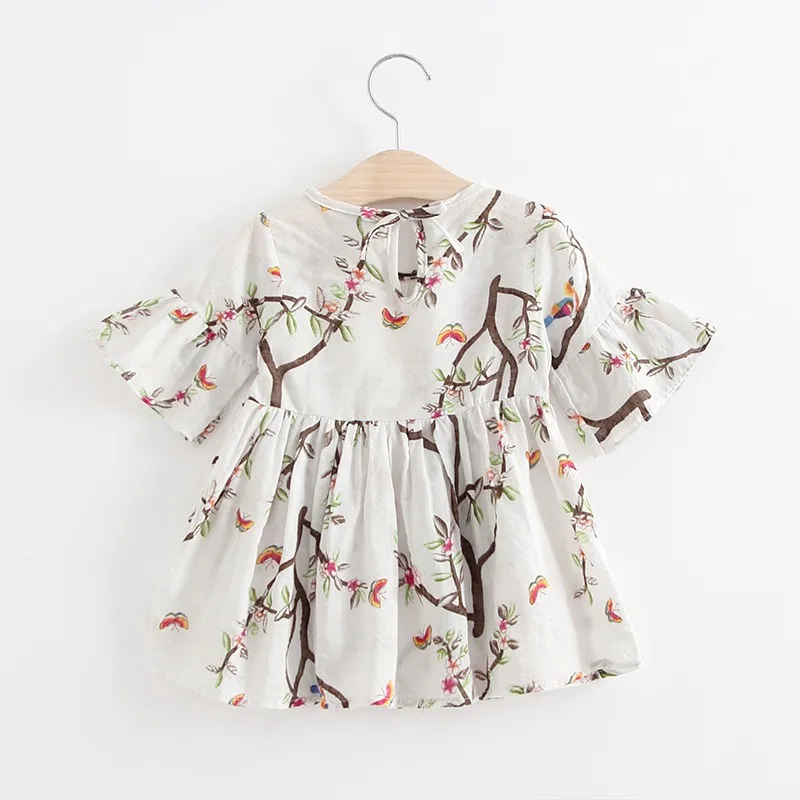 Маленькие цветочные топы для младенцев; летняя блузка для маленьких девочек; рубашка для малышей; дышащая одежда для малышей
