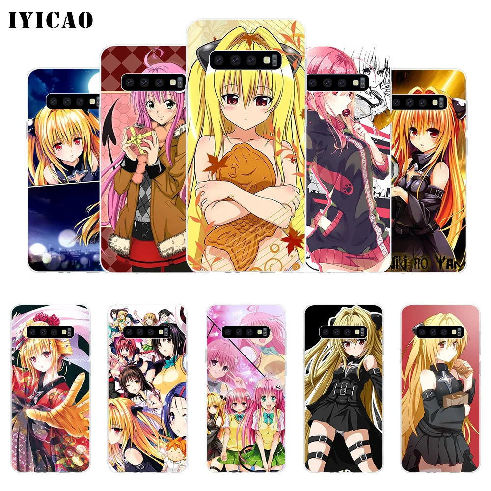 Мягкий силиконовый чехол IYICAO To Love Ru для Samsung Galaxy S10e S10 S9 S8 Plus S7 Edge из ТПУ | Мобильные