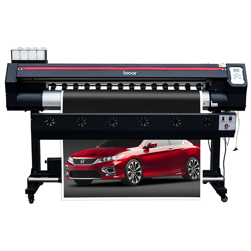 Grootformaat printer 1600mm eco solvent drukmachine gratis verzending flex banner printer 1.6m inkjet printer een jaar garantie