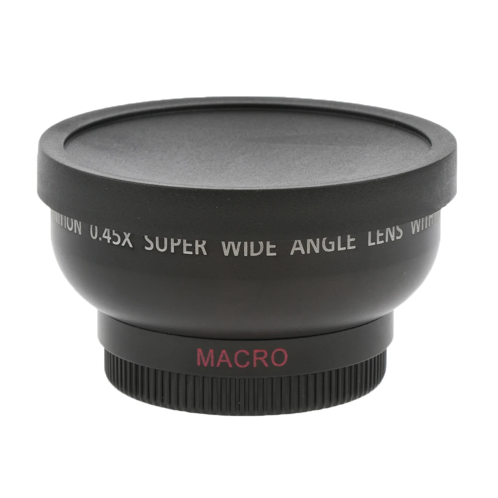 43 мм 0.45x Широкоугольный объектив с макро для Canon Nikon Sony Pentax 52 резьба DSLR