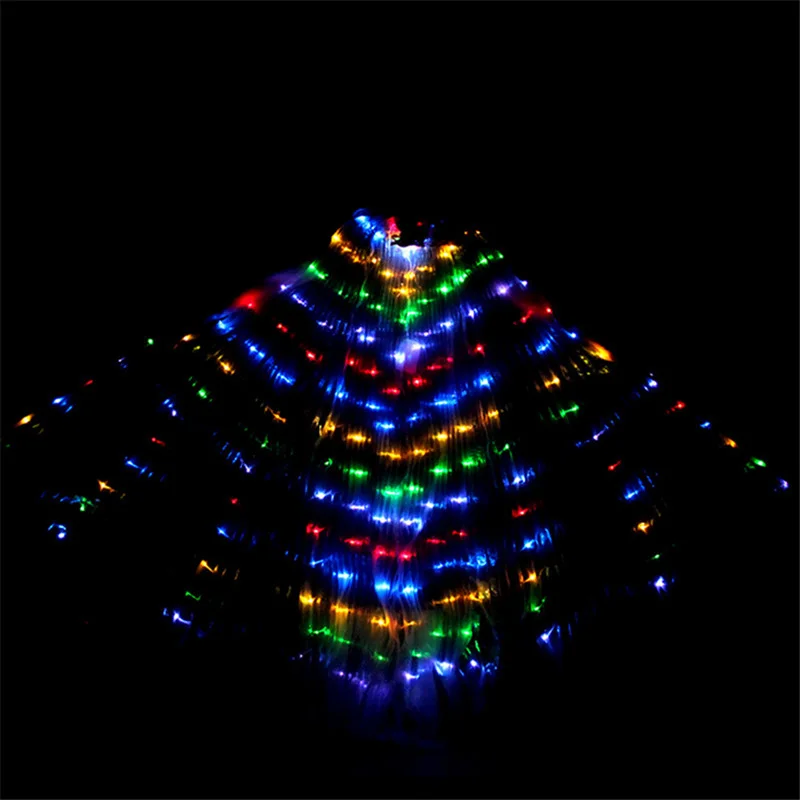 

Belly Dance Isis Wings LED Belly Dance Accessory Dancer Props Wings With Sticks Adult Bollywood Oriental Design Belly Dancing