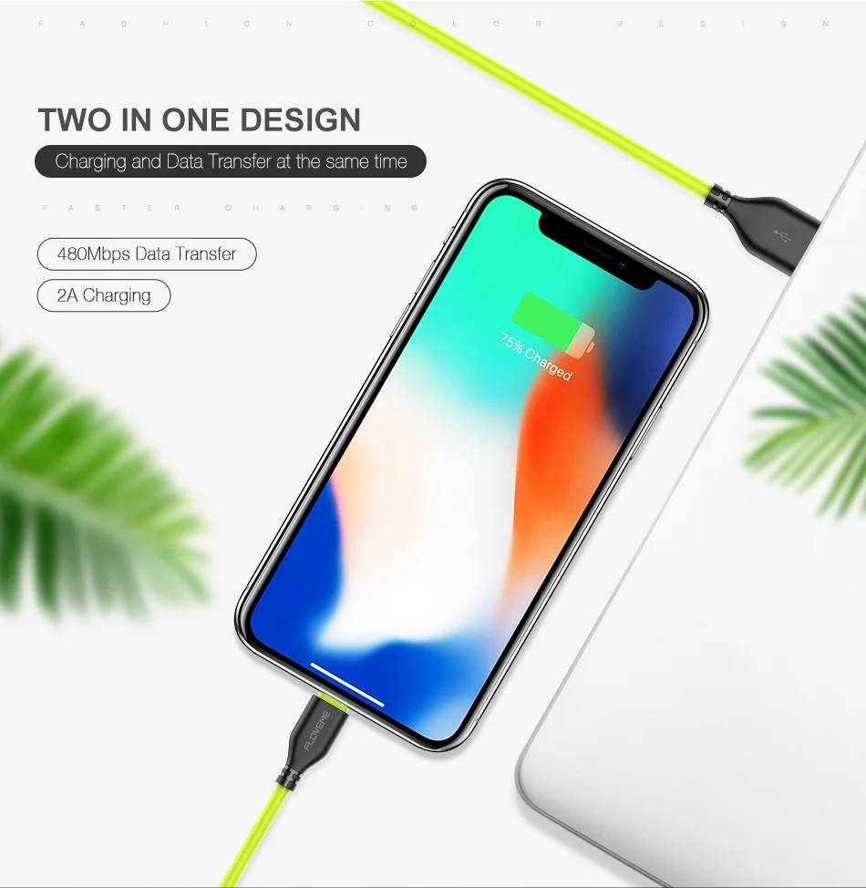 FLOVEME USB кабель для iPhone 5 В/0,3 а Быстрая зарядка 1 м/м TPE USB кабель для iPhone X 8 7 6 6S Plus USB Кабель зарядного устройства