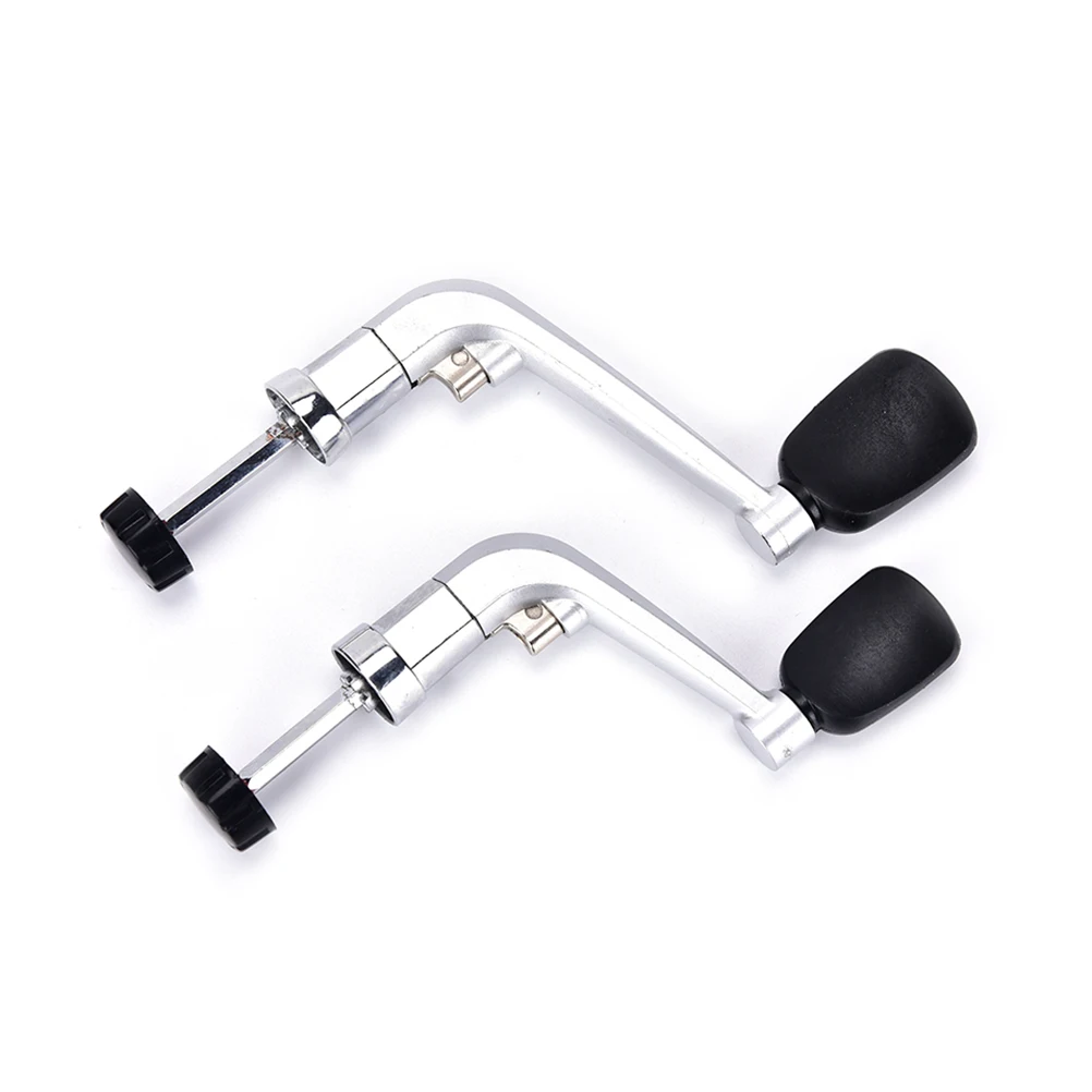 

1Pc Economic Fishing Spining Reel Handle 2 Size Black Plastic Power Hard Glue Handle Fishing Reel Crank Crank Arm Spinning Reelt