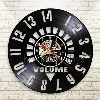 

1Piece Retro Voulume Wall Art Decorative Vinyl Record Wall Clock Antique Home Decor Handmade Gifts For Friend.