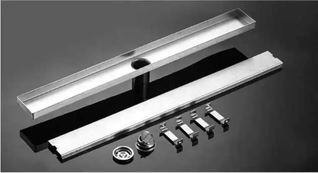 防臭地漏_304不锈钢大排量长条型地漏-卫生间长方形隐形加长---阿里巴巴_22