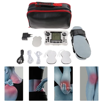 

Dual Channel Output Physiotherapy Digital Therapy Massager TENS EMS Pain Relief Electrical Nerve Muscle Stimulator