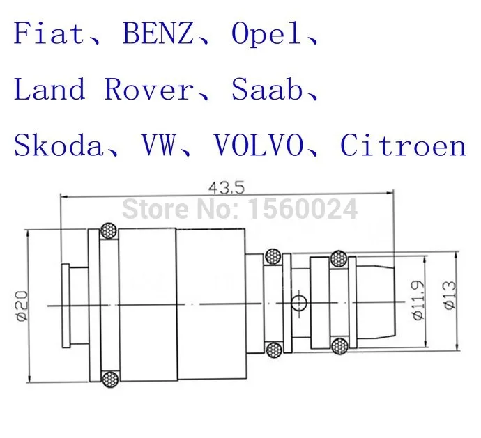 2PCS Automotive air conditioning compressor control valve,frequency valve,solenoid valve for Opel Fiat Skoda VW VOLVO Citroen