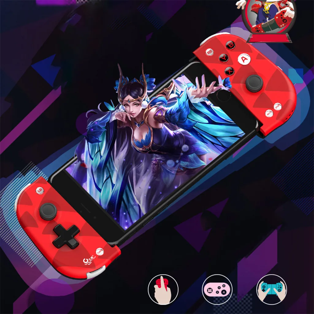 

Smartphone Game Controller Wireless Bluetooth Gamepad ControllerJoystick Telescopic Gaming for Android iOS 527*