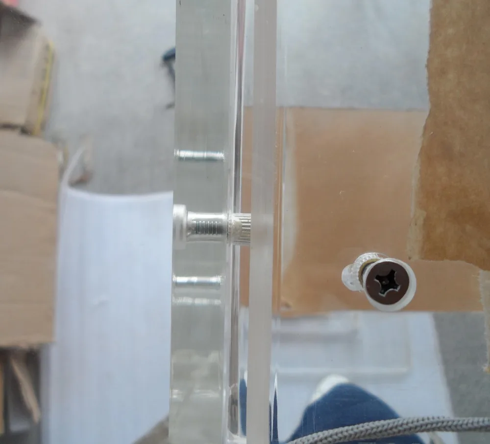Free Shipping Transparent Popular transparent knockdown acrylic lectern for church -