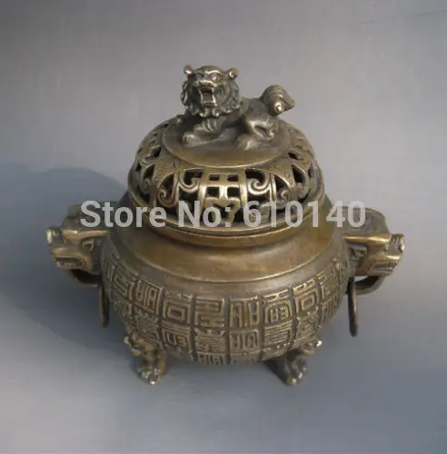 

Chinese Bronze Engraving Lion Incense Burners