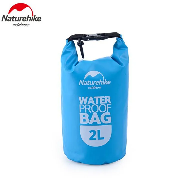 Naturehike Outdoor PVC Waterproof Dry Sack Storage Bag Rafting Sports Kayaking Canoeing Swimming Bag 2L 5L 15LTravel Kits
