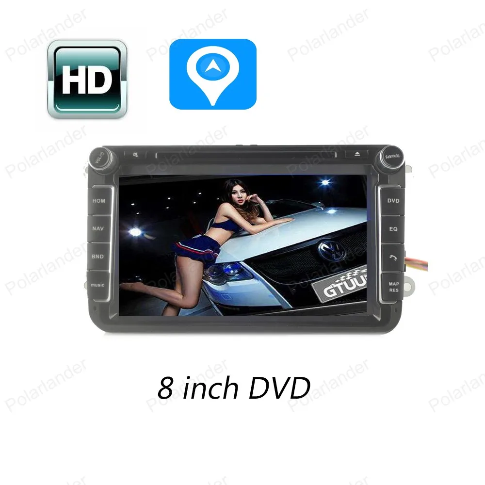 Best 8 inch Car Video Players Car DVD For VW/POLO/PASSAT/Golf/Skoda/Octavia/SEAT/LEON With Wifi Radio GPS Navigation 5