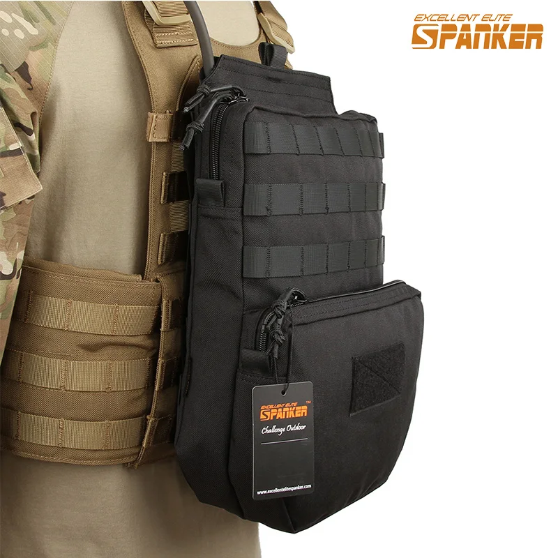 

EXCELLENT ELITE SPANKER Outdoor Tactical Molle Hydration Bag Hunting Camouflage Hydration Bags Military Army Combat Bag