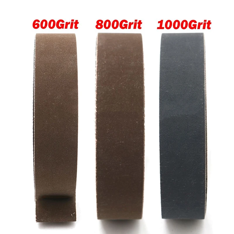 15Pcs  1'' x 30'' High Grit 600, 800,1000 Grit SC Sharpening & Polishing Belts Accessories