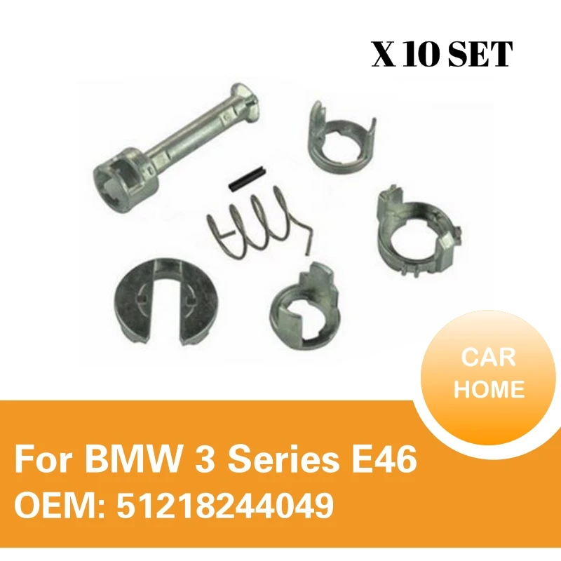 x10 Set For BMW 3 Series E46 DOOR LOCK LOCK CYLINDER REPAIR KIT FRONT