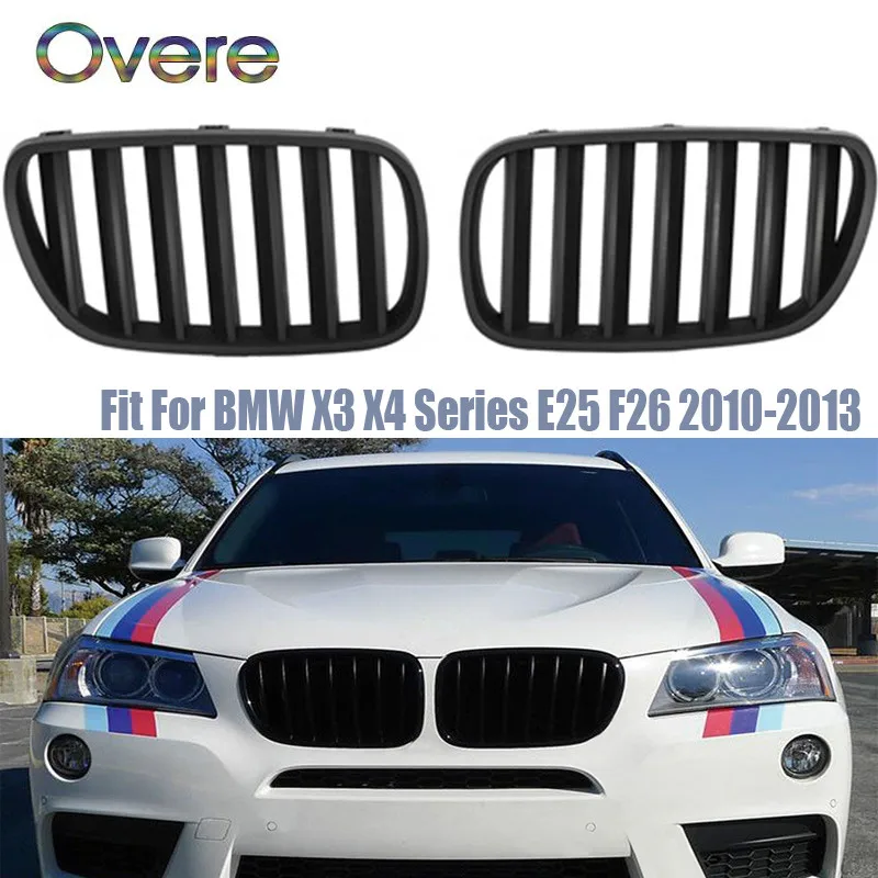 Автомобильный передний бампер OVERE гоночные грили для BMW X3 F25 X4 F26 M