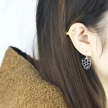 

10pcs/lot Stainless Steel Minimalism Hollow Flower Stud Earrings Silver Color Exquisite Plant For Women Bridal Wedding Jewelry