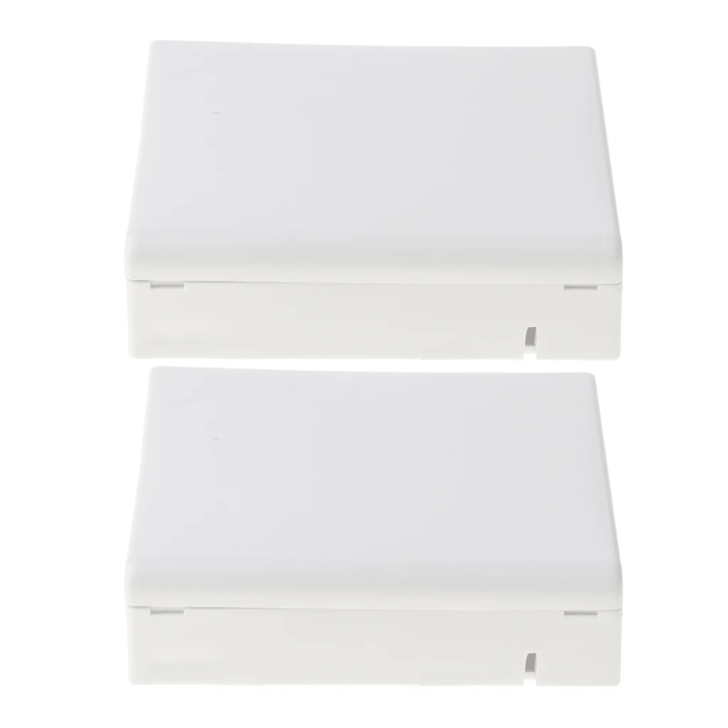 2x SC Fiber Optic Panel Terminal Junction Desktop Box 86 Information Panels 