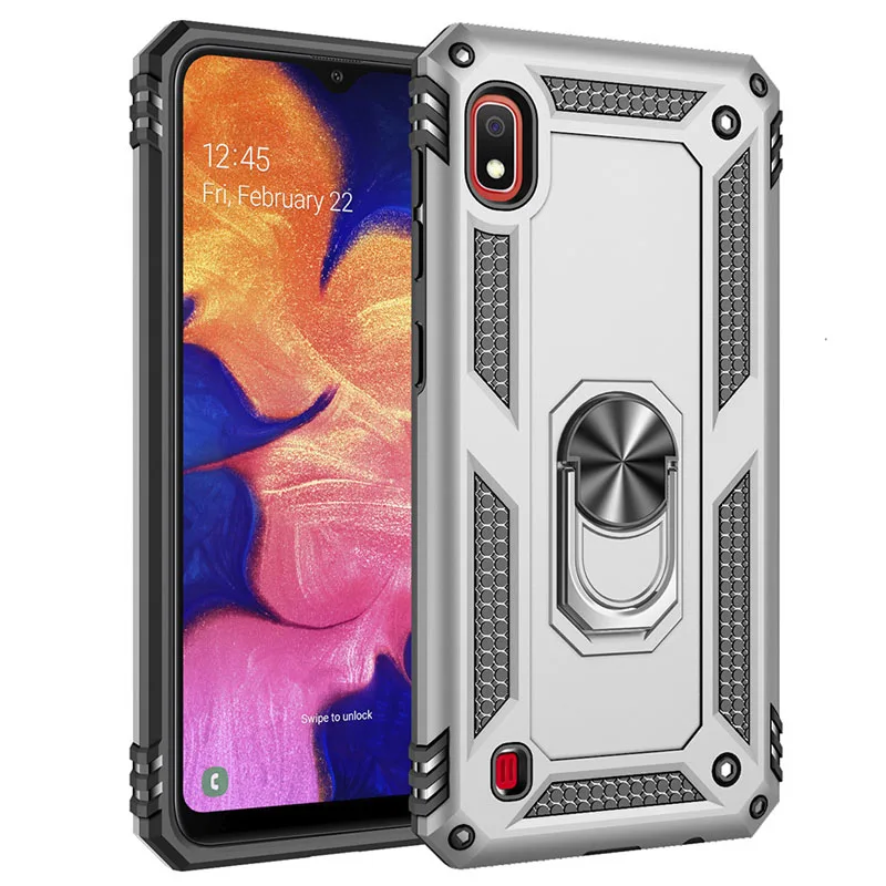 

for Samsung A10 Case for Samsung A 10 Military Armor Shockproof Car Holder Case for Samsung A10 Cover for Samsung Galaxy A10