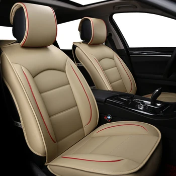 

( Front + Rear ) Special Leather universal car seat covers For SKODA Octavia Rapid Fabia Superb Yeti car cushion car accessories