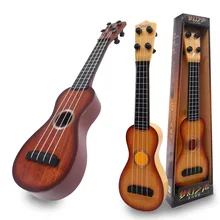 

2018 new simulation ukulele guitar Mini musical toys children's gift toy