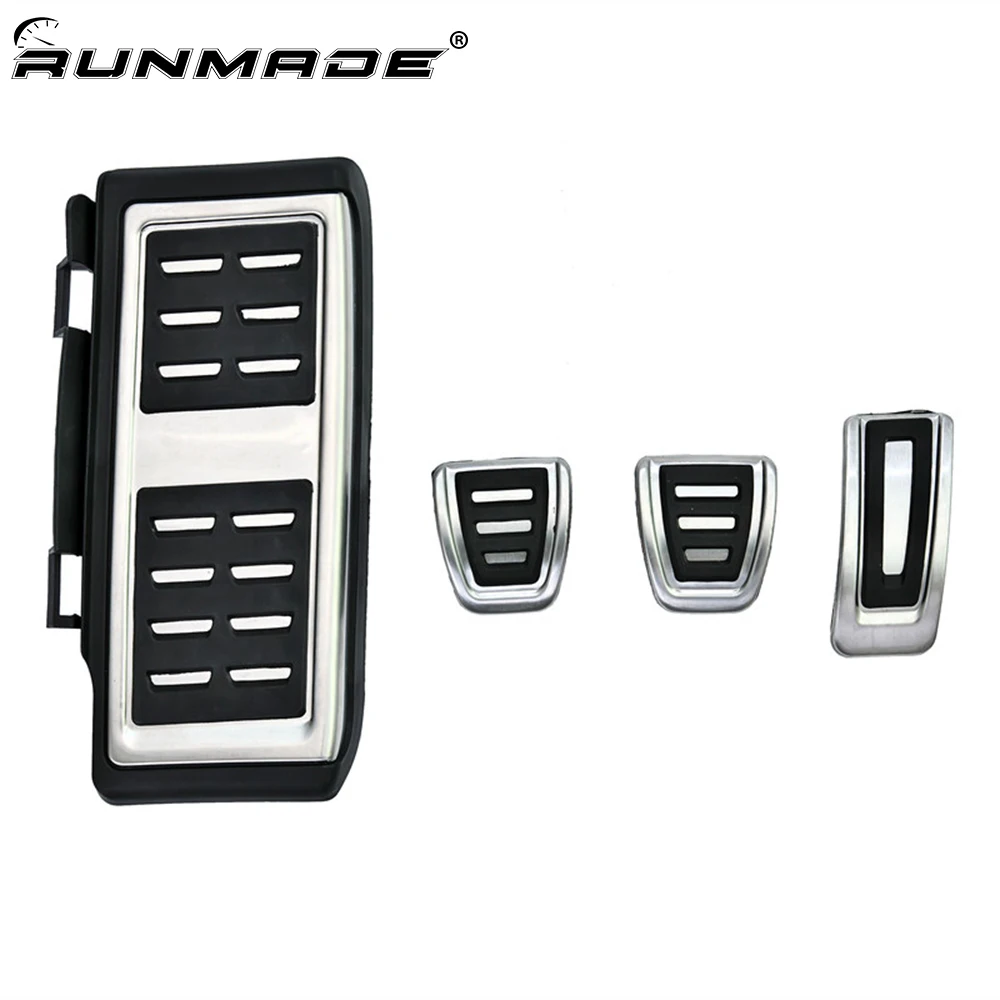 runmade MT Car Pedal Covers For VW Golf 7 GTi MK7 Polo Passat B8 Skoda