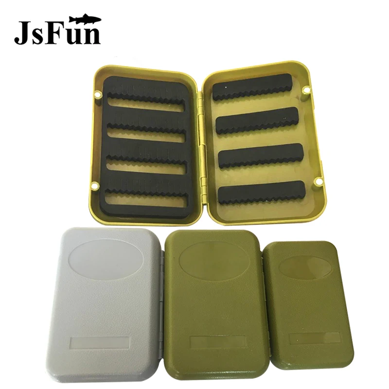 Коробка JSFUN для ловли нахлыстом двухсторонняя прозрачная пенопластовая коробка