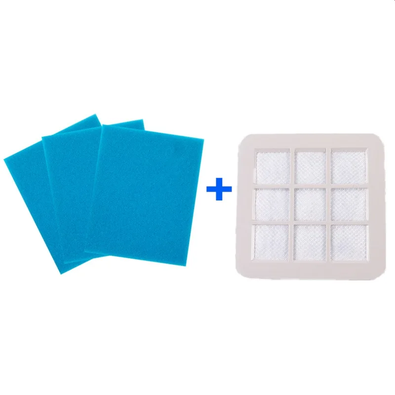HEPA filter for philips FC5225 FC5226 FC5228  FC5822 FC5823 FC5826 FC5828 FC5830 vacuum cleaner spare parts replacement with 3 cotton