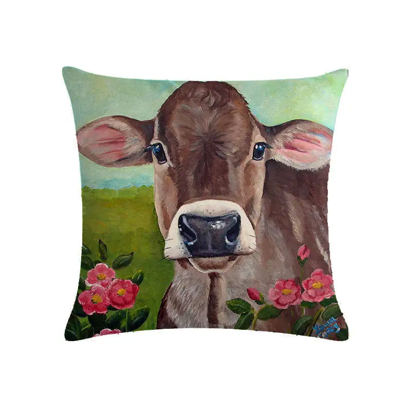 Решительные коровы и sheepomerdecor наволочки, покрытия для подушек 45*45 см диванная подушка для сидения Dec - Цвет: 13