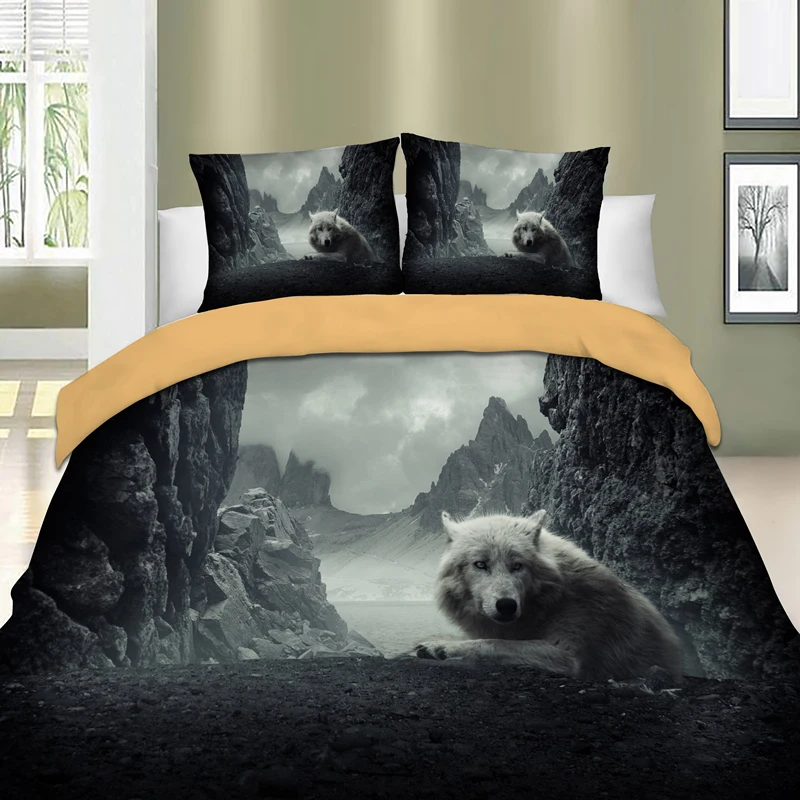 Cool And Free Wolf Bedding Set Twin Full Queen King Au Single Uk