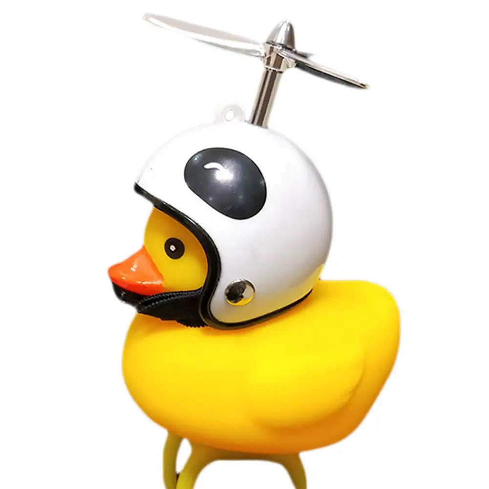 Маленькая форма желтой утки рог для детей и взрослых велосипедный фонарь утка игрушка для Xiaomi M365 Pro электрический скутер скейтборд аксессуары - Цвет: E