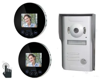

ZHUDELE New 4.3 Inch video door phone smart home security intercom system with 700TVL HD Camera,night vision 1V2