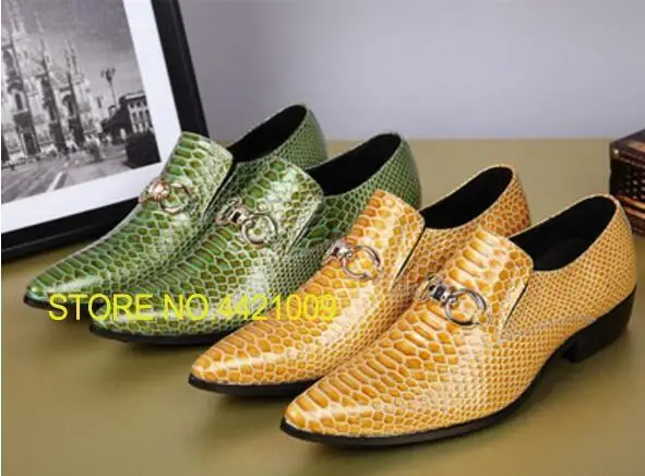 

2018 Fashion Imitate Snake Leather Men Oxford Shoes Casual Business Men Pointed Shoes Brand Men Wedding Men Dress Boat Shoes