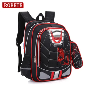 

Cartoon Spiderman Orthopedic schoolbags Waterproof Children school backpack for kids shoulder bags mochilas escolares infantis