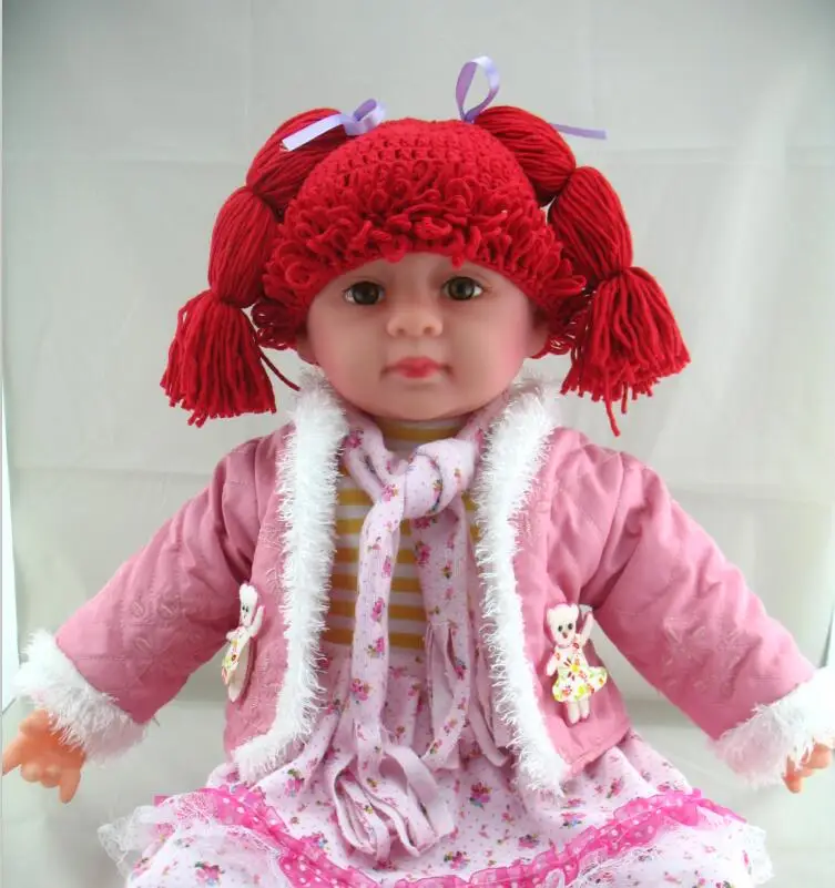 

Cabbage Patch Hat ,Crochet Baby Girl Wig Hat ,Baby Cabbage Patch Wig ,Infant Toddler Hat Photo Prop Braided Cabbage Patch Hat